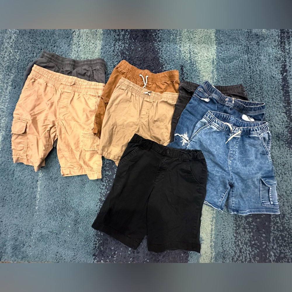 Boys size large shorts lot 8 pairs